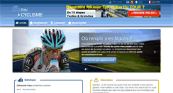 Desktop Screenshot of eau-cyclisme.com
