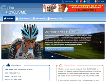 Tablet Screenshot of eau-cyclisme.com